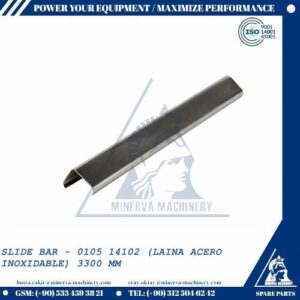 SLIDE BAR - 0105 14102 (LAINA ACERO INOXIDABLE) 3300 MM